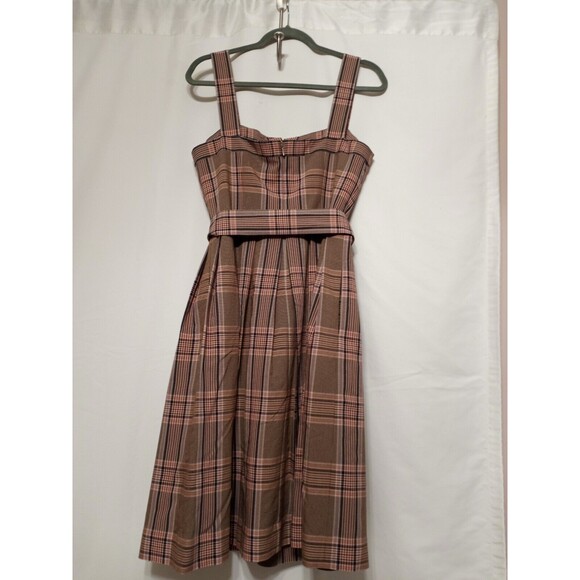 $198 Anthropologie Gal Meets Glam Madison Tie-Front Mini Dress size 10. new - Picture 10 of 11